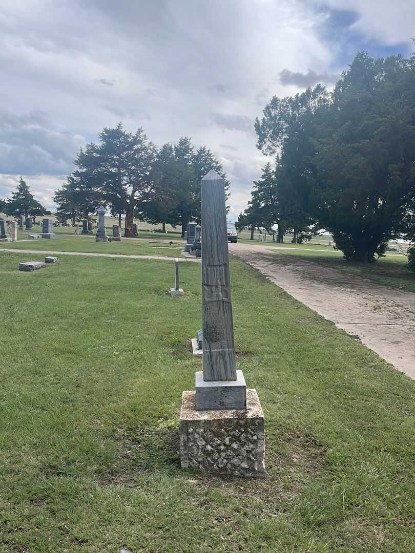 Joshua D. Mackey's grave. Photo 1