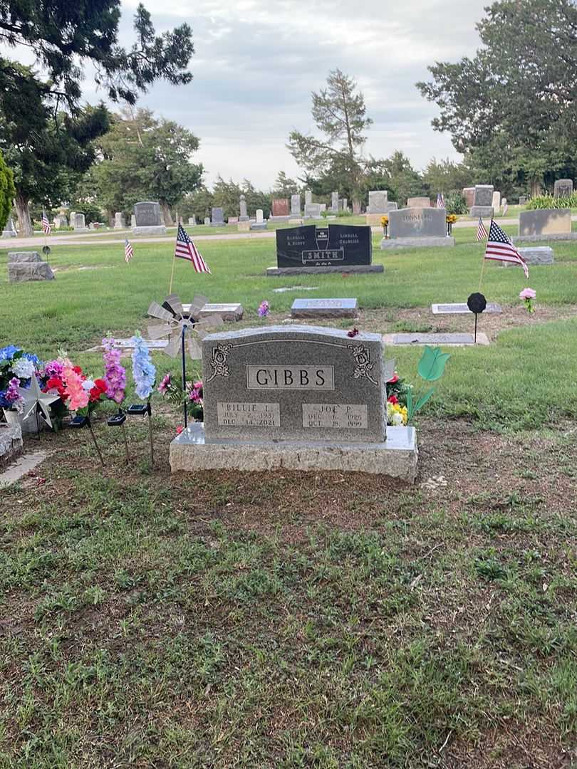 Billie Lorraine Gibbs's grave. Photo 1